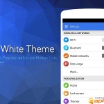 Flux White CM11 Theme v1.2.6 Apk