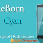 ReBorn Cyan CM AOSP Theme v2.7 Apk