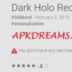 Dark Holo Red CM12 Theme v1.4.1 Apk