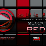 Poweramp skin Black Red 3.00