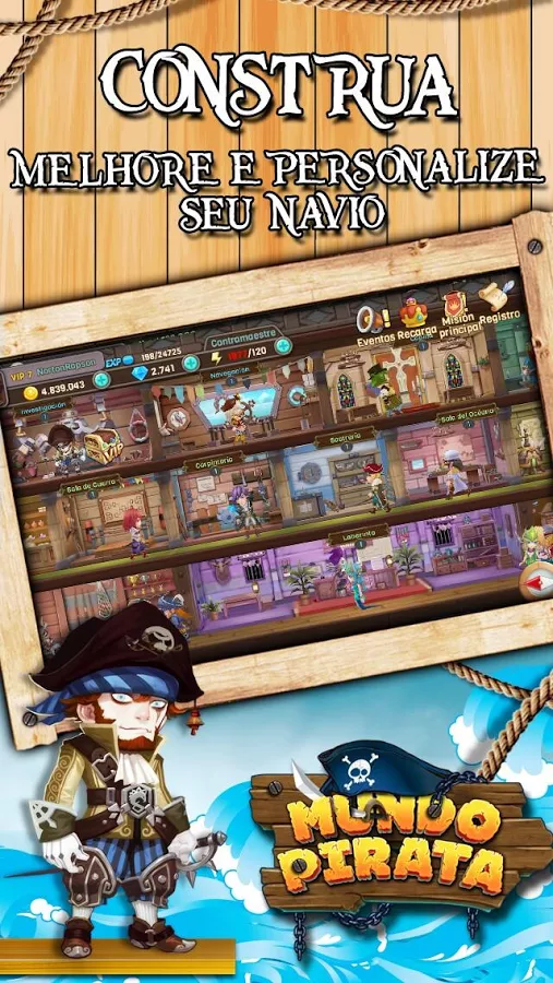  Mundo Pirata: captura de tela 
