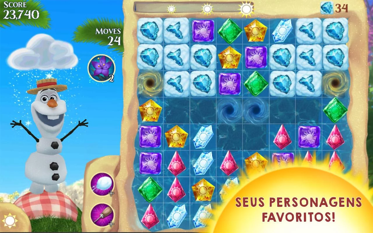 Frozen Free Fall - screenshot