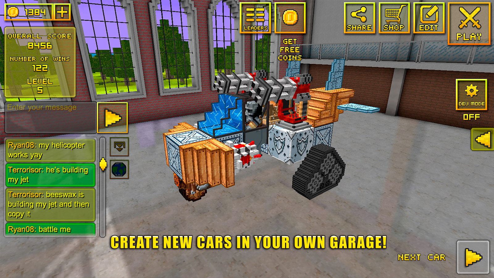  Blocky Cars Online: captura de tela 