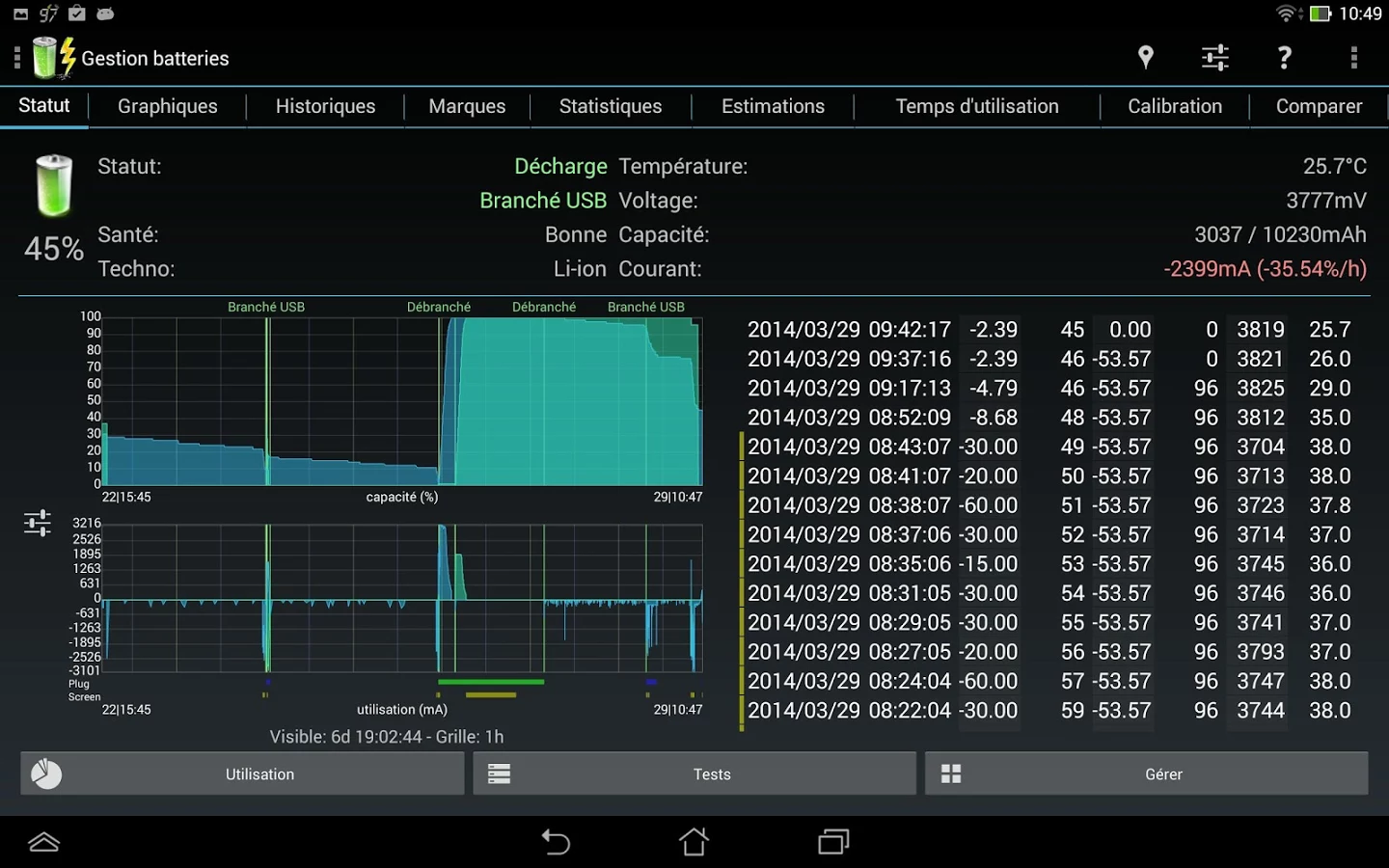 Battery Monitor Widget Pro - screenshot
