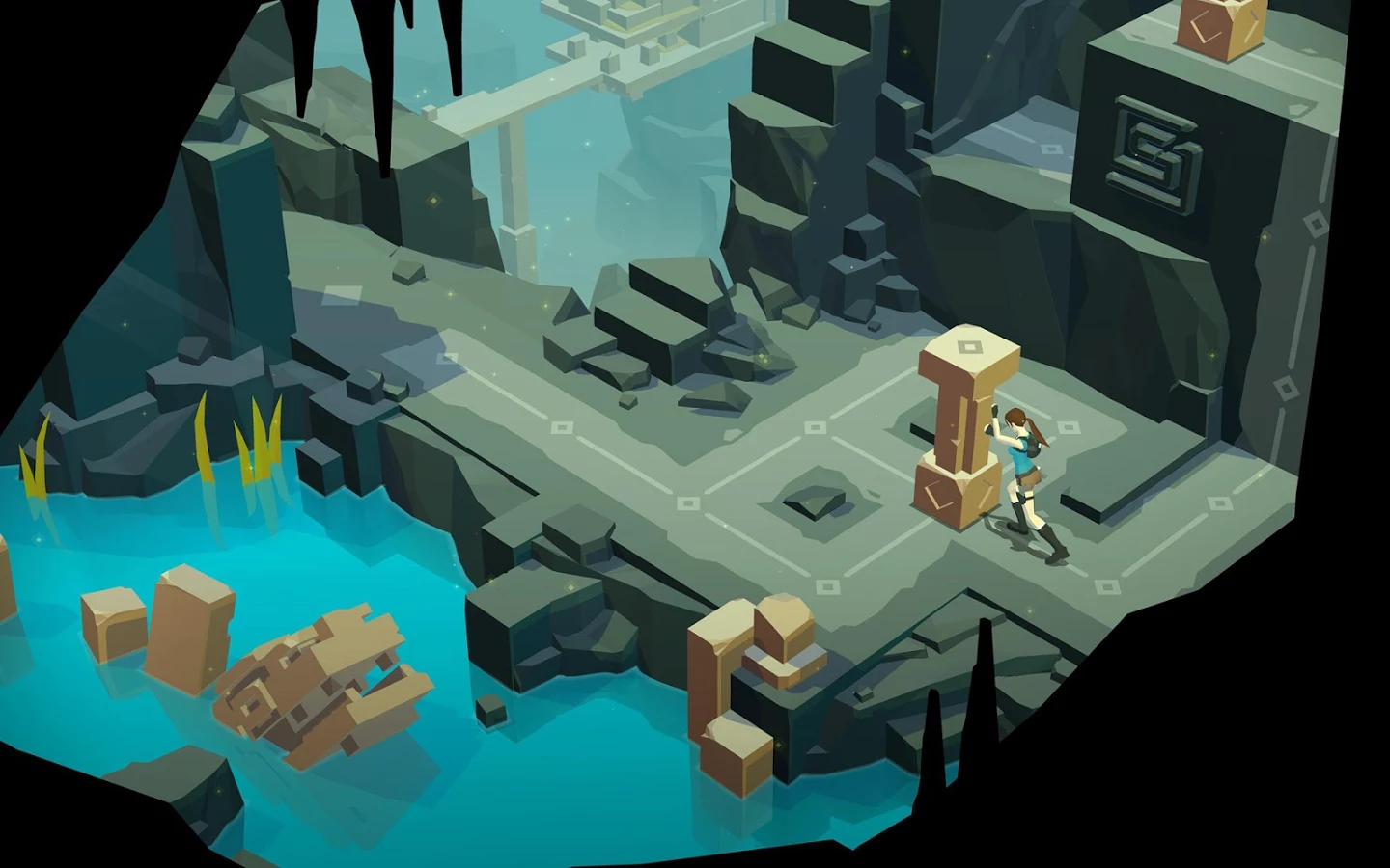  Lara Croft GO: captura de tela 