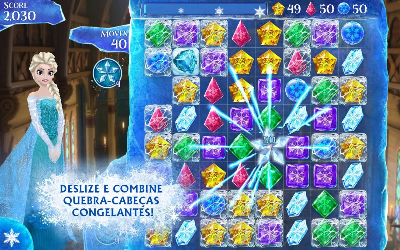 Frozen Free Fall - screenshot