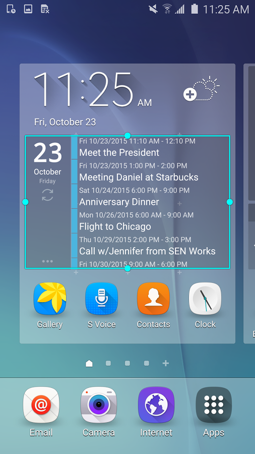  Clean Calendar Widget Pro: captura de tela 