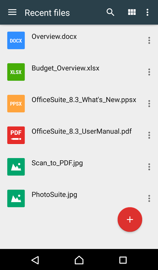  OfficeSuite Pro + PDF: captura de tela 