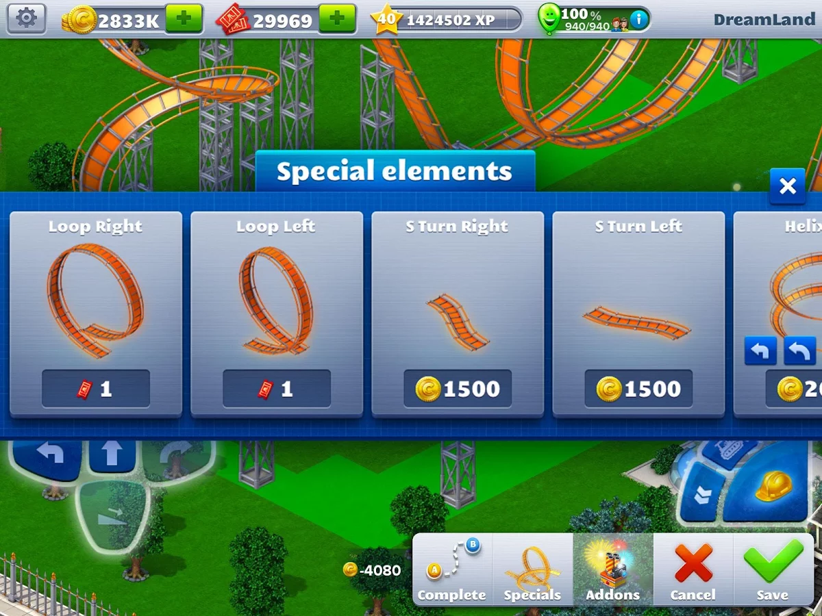 RollerCoaster Tycoon® 4 Mobile - screenshot