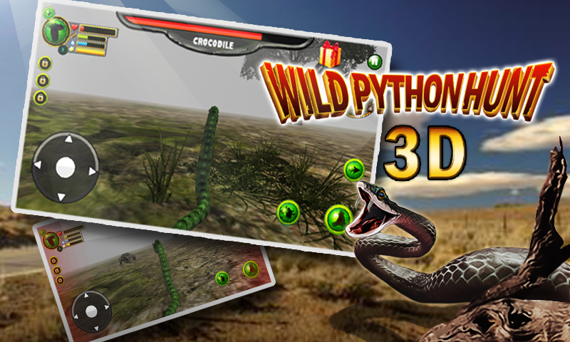   Wild Python Hunt 3D: captura de tela 