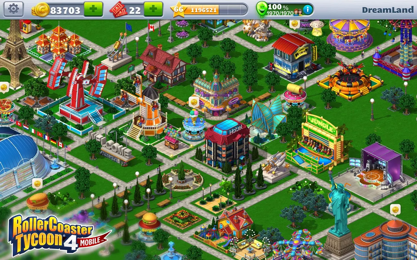 RollerCoaster Tycoon® 4 Mobile - screenshot