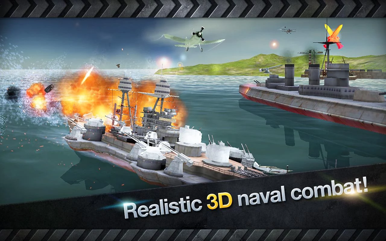 WARSHIP BATTLE:3D World War II - screenshot