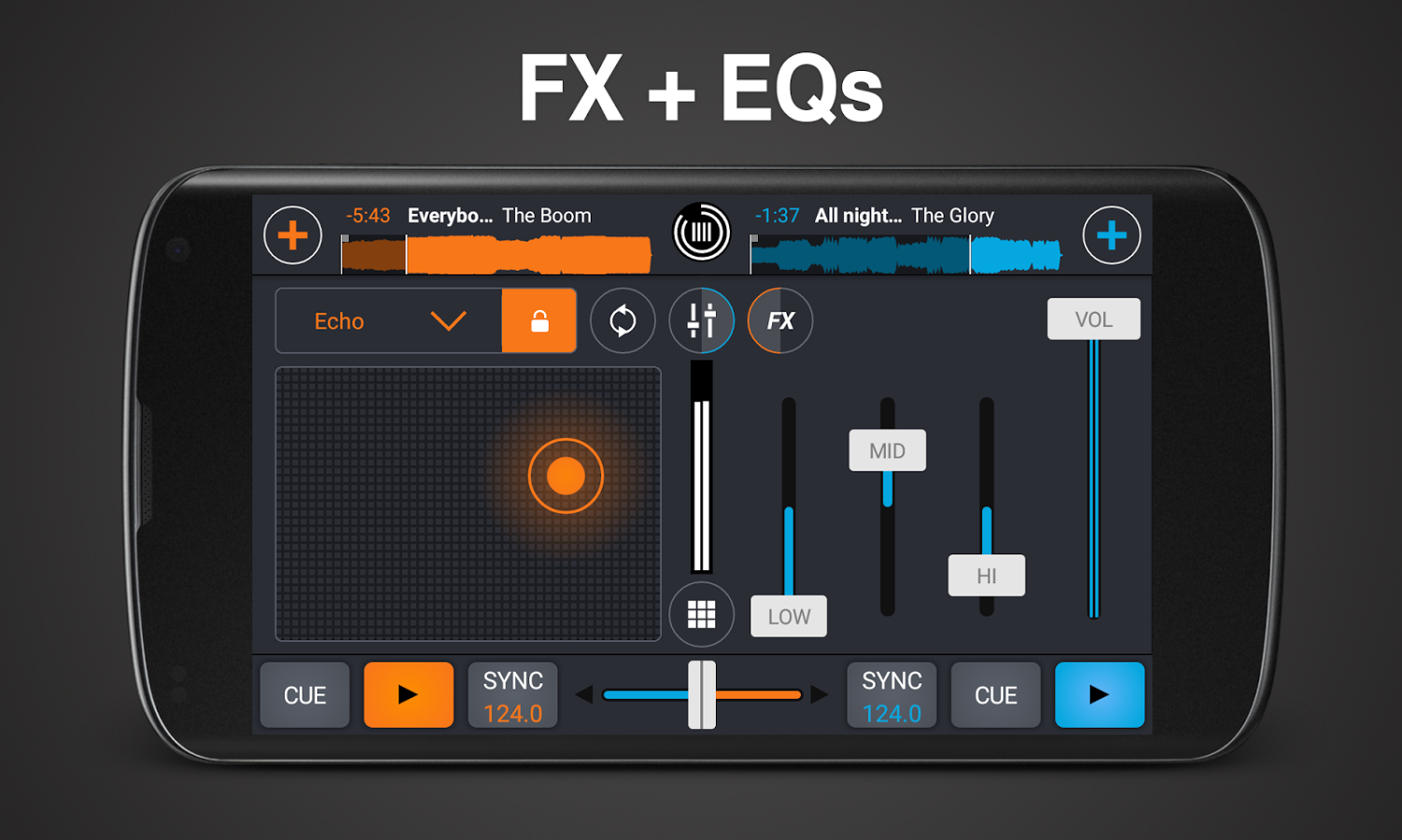   Cross DJ Pro: captura de tela 