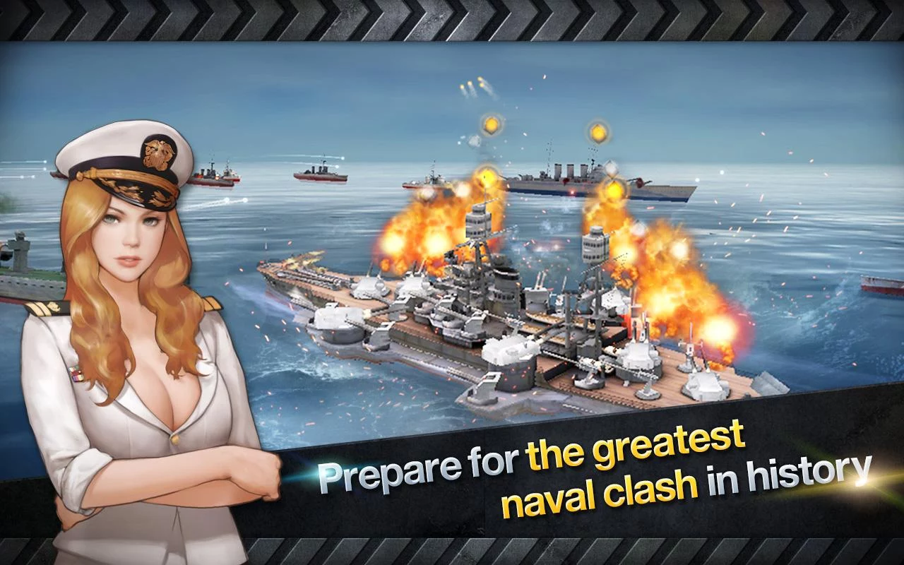 WARSHIP BATTLE:3D World War II - screenshot