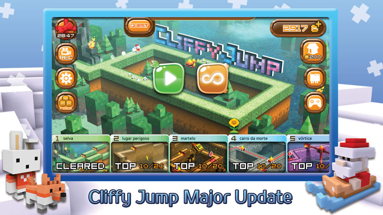   Cliffy Jump: captura de tela 