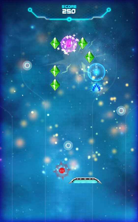   Arkanoid Crystal Space: captura de tela 