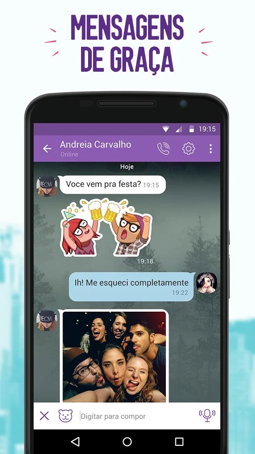   Viber: captura de tela 