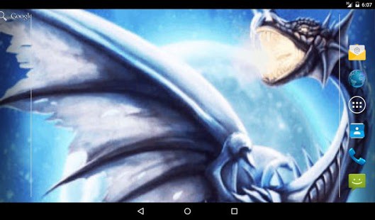 Dragon on Skull Live Wallpaper