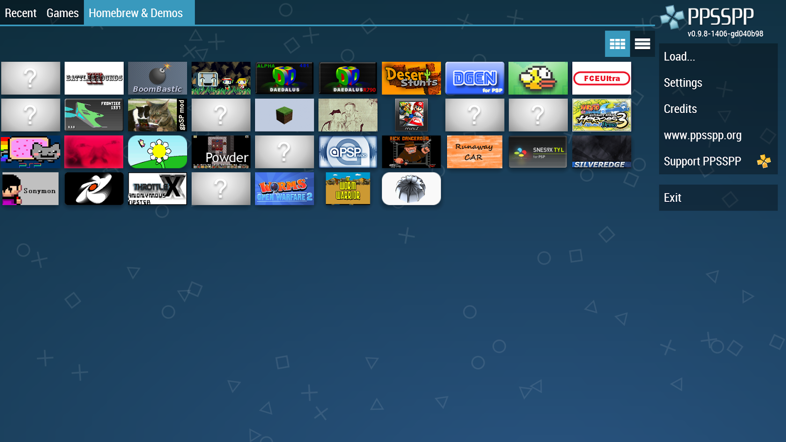 PPSSPP Gold - PSP emulator - screenshot