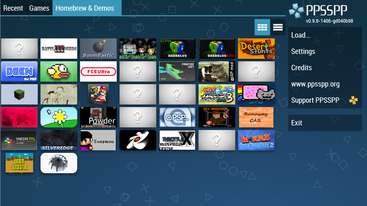 PPSSPP Gold - PSP emulator - screenshot