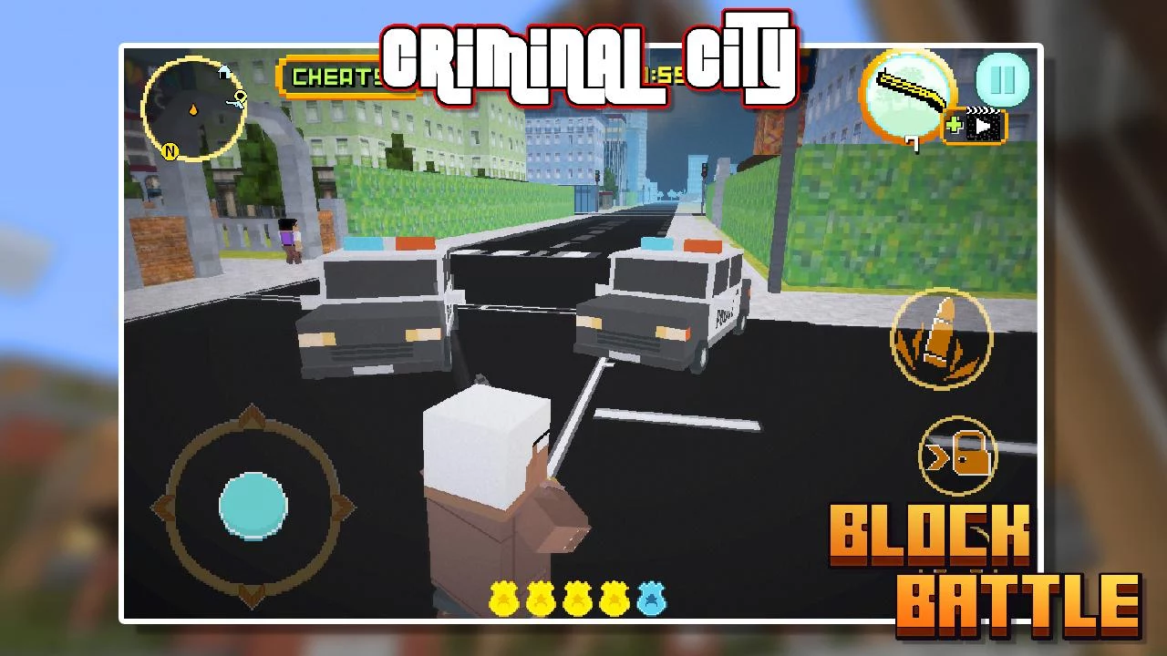   Criminal City: Block Battle: captura de tela 