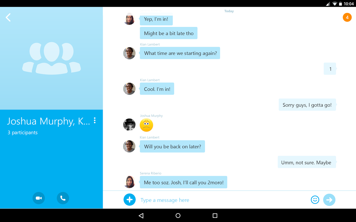 Skype - screenshot