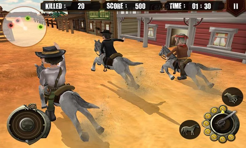   Cowboy caçador Oeste bounty: captura de tela 