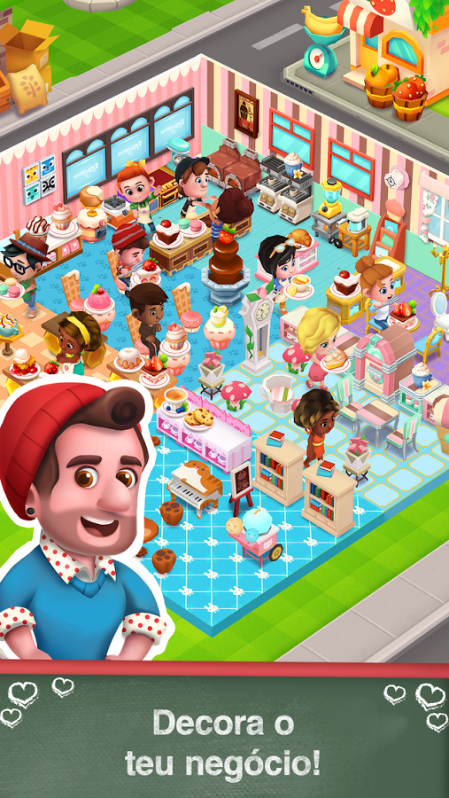   Bakery Story 2: Amor & Cupcake: captura de tela 