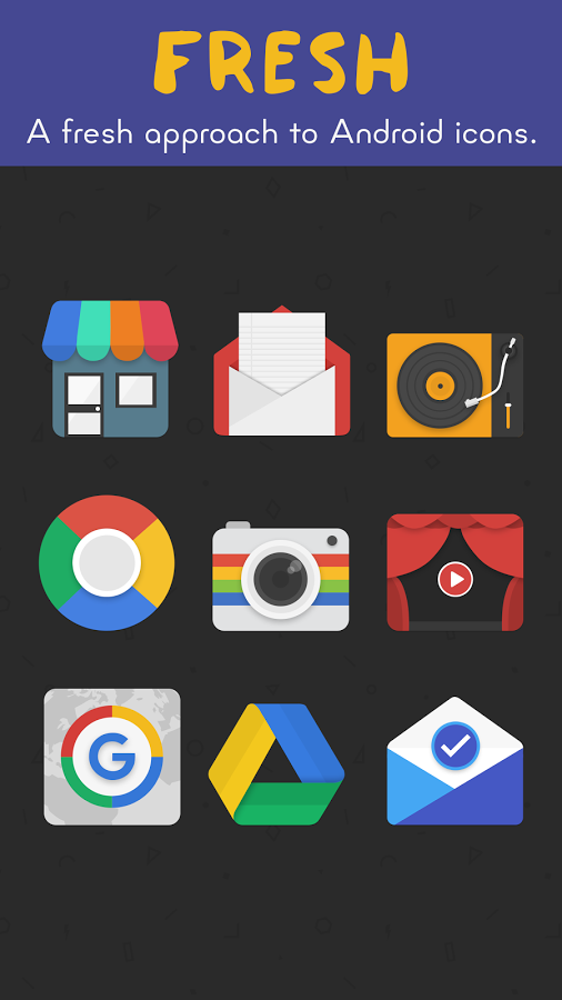  Fresh - Icon Pack: captura de tela 