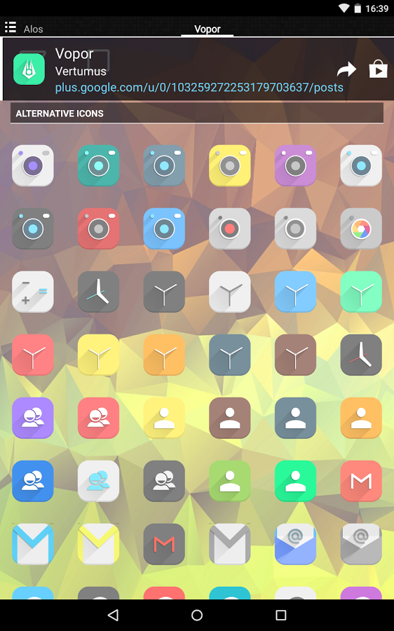 Vopor - Icon Pack - screenshot