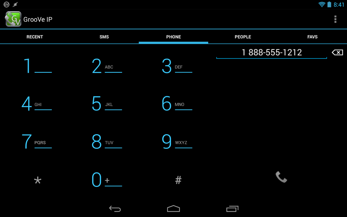 GrooVe IP - Free Calls - screenshot