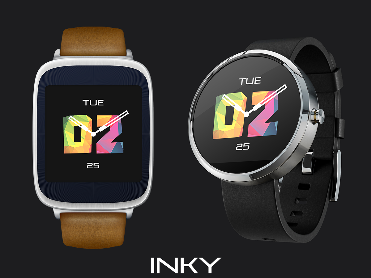  INKY Watch Face: captura de tela 